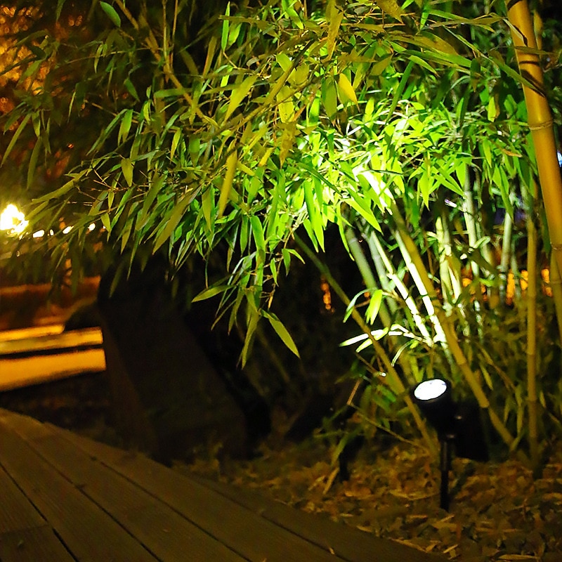 Solar Flood Lights  Garden Spotlight Outdoor Waterproof 7LED Ground Plug Lawn Lamp LED Flood Light Courtyard Landscape Garden Decorative Lighting Garden Light3