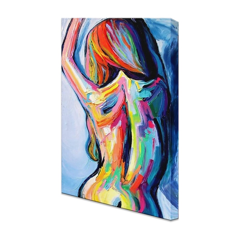 Handmade Oil Painting Canvas Wall Art Decoration Modern Female Nude Human Body for Home Decor Rolled Frameless Unstretched Painting4