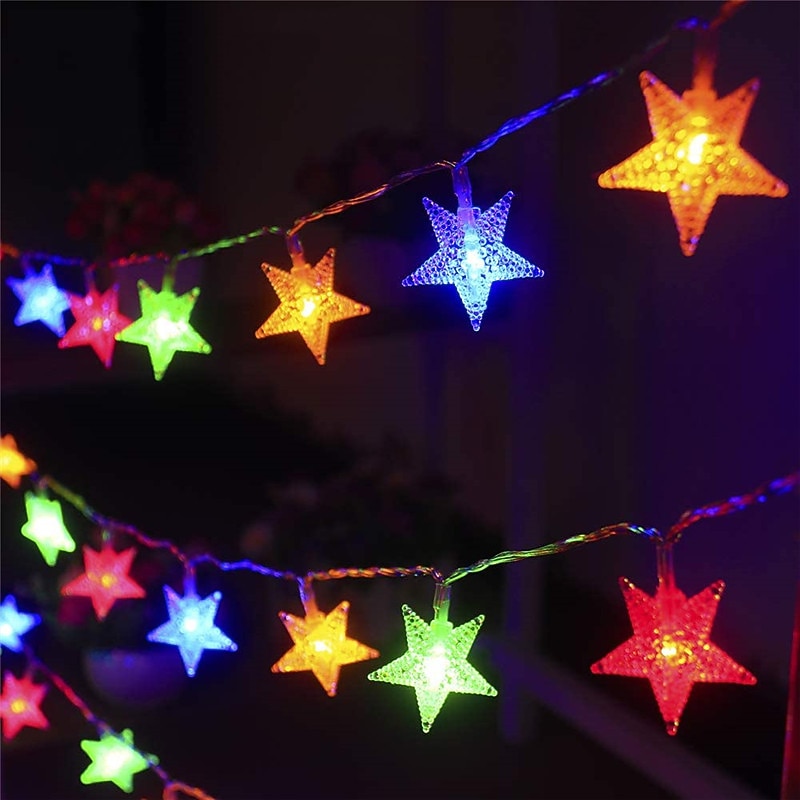 Elegant Wedding Party Reception LED Fairy Star String Lights – 100M/50M/30M Twinkle Lamp for Home, Garden & Yard Decor, AC220V, EU Plug4