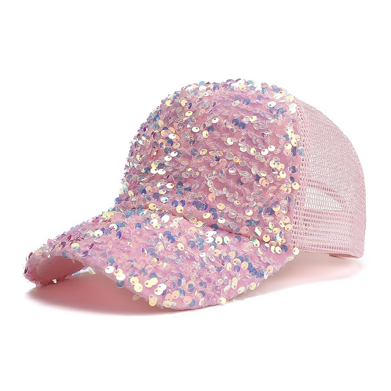New Shiny sequined Unisex Cotton Dad Hat Baseball Caps Snapback Fashion Sports Hats For Men Women Stree Hip Hop Cap2