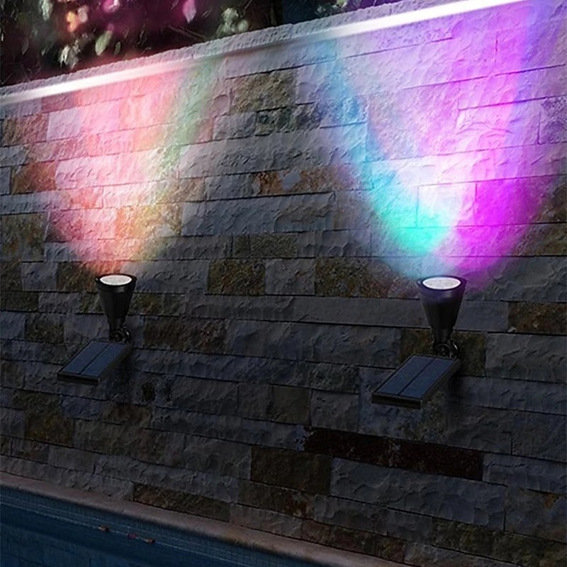 Solar Flood Lights  Garden Spotlight Outdoor Waterproof 7LED Ground Plug Lawn Lamp LED Flood Light Courtyard Landscape Garden Decorative Lighting Garden Light2