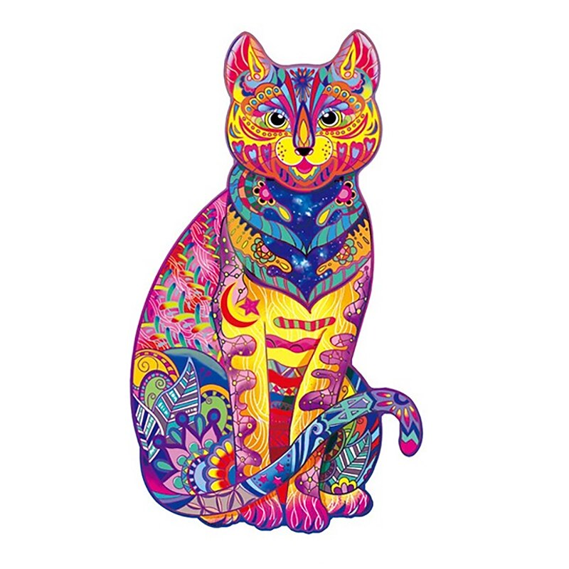 New Puzzle Toy Wood Animal Jigsaw Puzzles Set Educational Game High Difficulty Puzzle for Aldult Children Toy Christmas Gift2