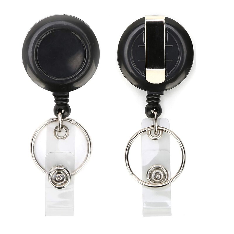 2pcs ID Card Holder Plastic Name Card Holder Waterproof Professional Transparent for Women Men3