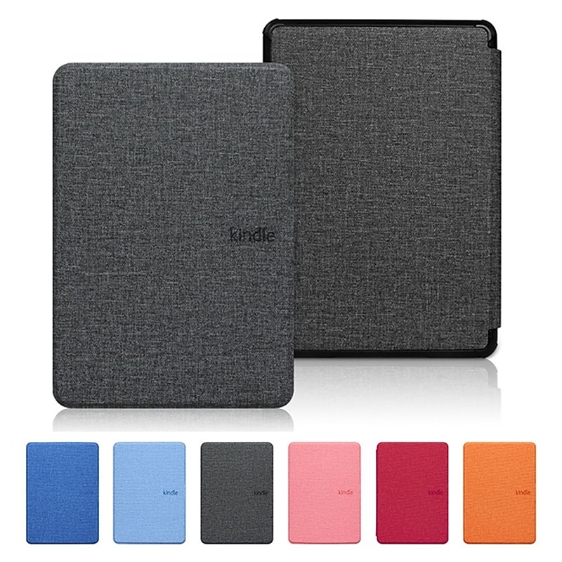 Tablet Case Cover For Amazon Kindle Paperwhite 6.8'' 11th 2021 Waterproof Smart Auto Wake / Sleep Full Body Protective Solid Colored Oxford Cloth Plastic