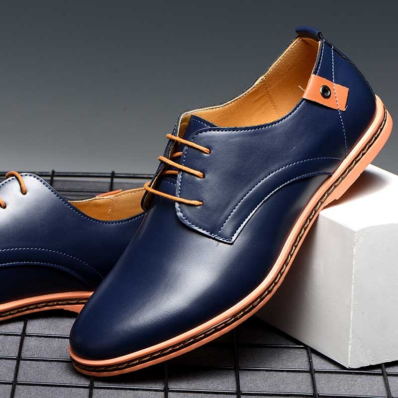 Casual Round Toe Shoesmen Men's Work Shoes Single Shoes 38-48 Size Men's Leather Shoes Cross-Border E-Commerce4