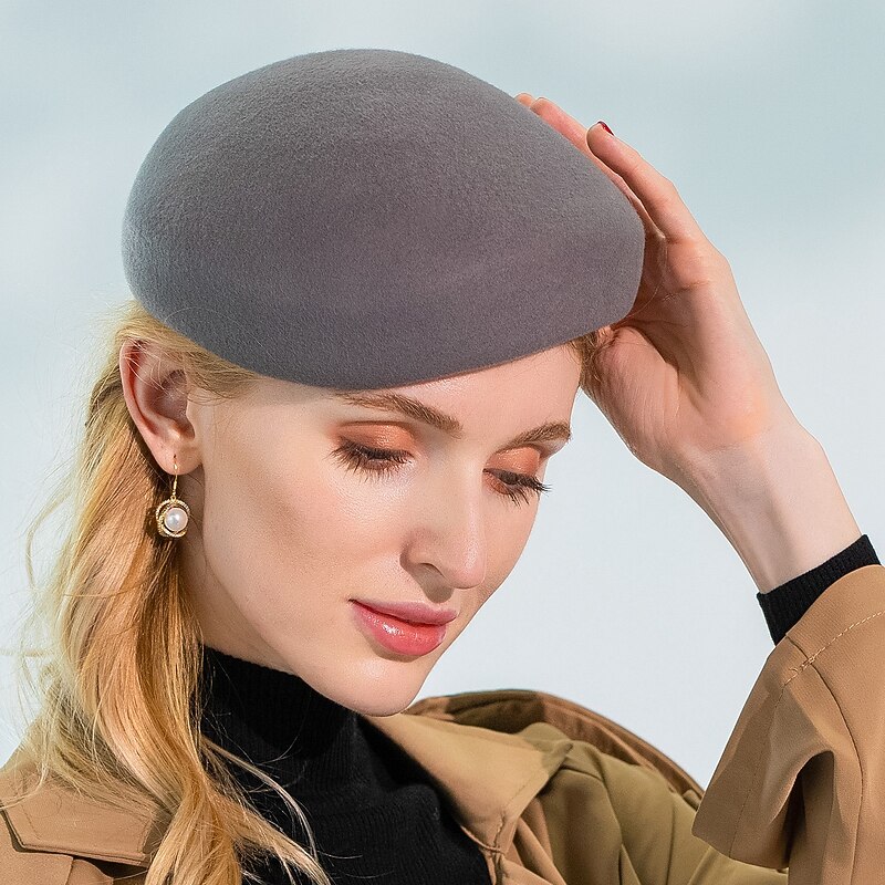 Elegant Fashion Hats / Headwear with Pure Color 1pc Party / Evening / Casual Headpiece4