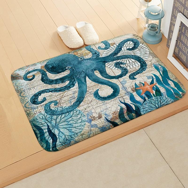 Sea Turtles Doormat,Floor mats Washable Rugs Kitchen Mat Welcome Mats Outdoor, Front Door Rug Outdoor Entrance, Rubber Mats Outside for Entryway, Patio, High Traffic Areas