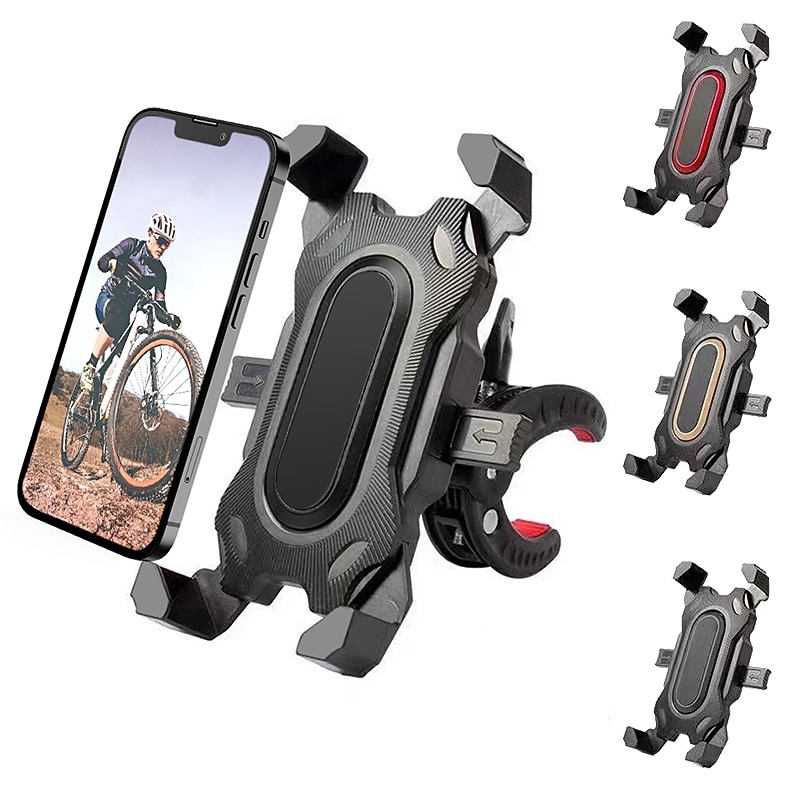 Bicycle Phone Holder Anti-Slip Universal Mobile Smart Phone Bike Mount Bracket Electric Scooter Motorcycle Cell Phone Support
