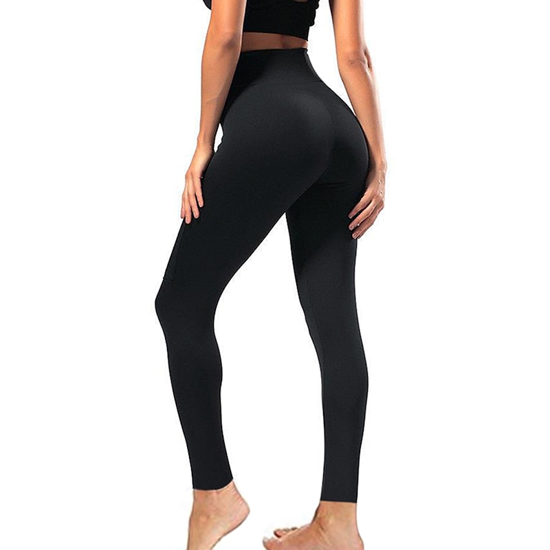 Women's Yoga Pants Seamless Butt Lift Tummy Control High Waist Gym Workout Running Fitness Cropped Leggings Bottoms Solid Color Dark Grey Black White Spandex Fall Sports Activewear High Elasticity4