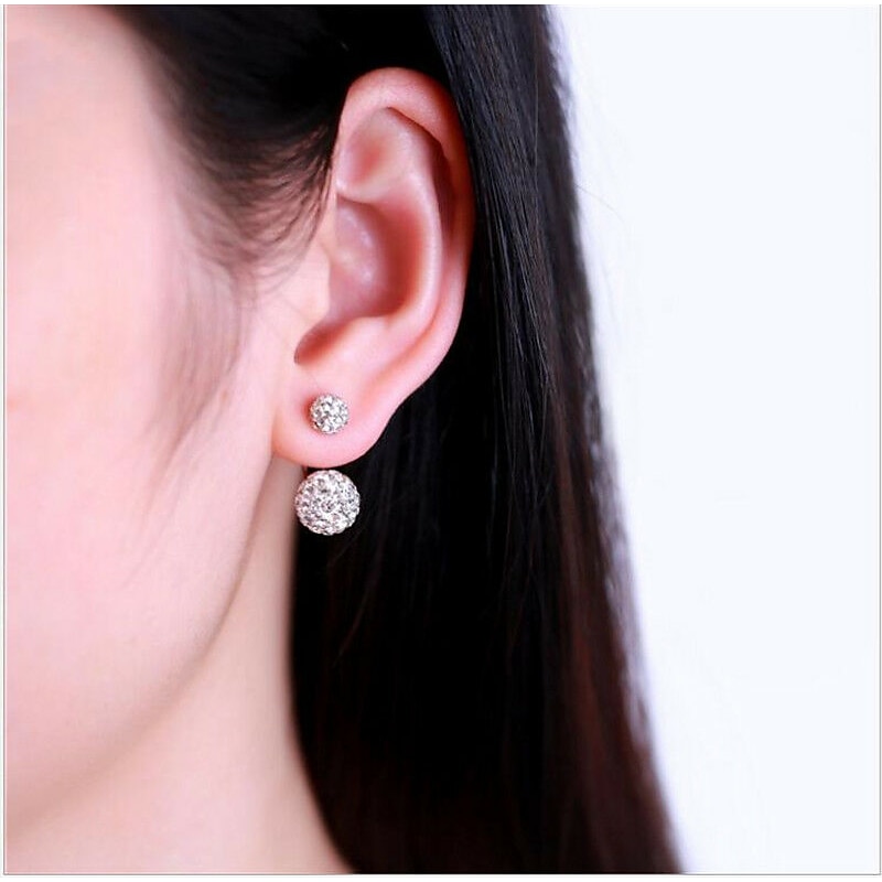 Women's Drop Earrings Geometrical Precious Fashion Cute Stylish Elegant Korean Earrings Jewelry Silver For Wedding Party Holiday Engagement Festival 1 Pair2