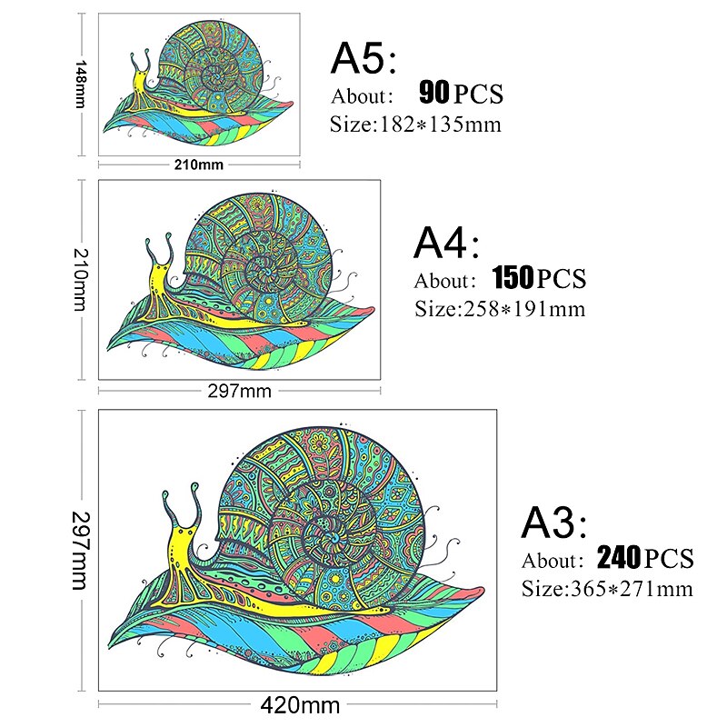 New Puzzle Toy Wood Animal Jigsaw Puzzles Set Educational Game High Difficulty Puzzle for Aldult Children Toy Christmas Gift3