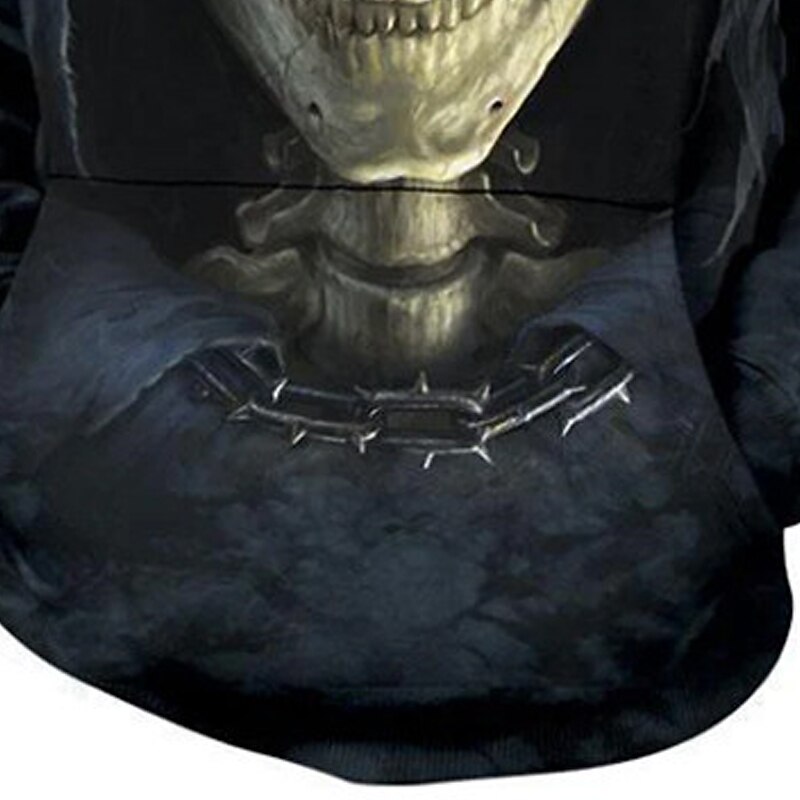 Halloween Boys 3D Skull Hoodie Long Sleeve 3D Print Spring Fall Active Sports Fashion Polyester Kids 3-13 Years Outdoor Daily Indoor Regular Fit2