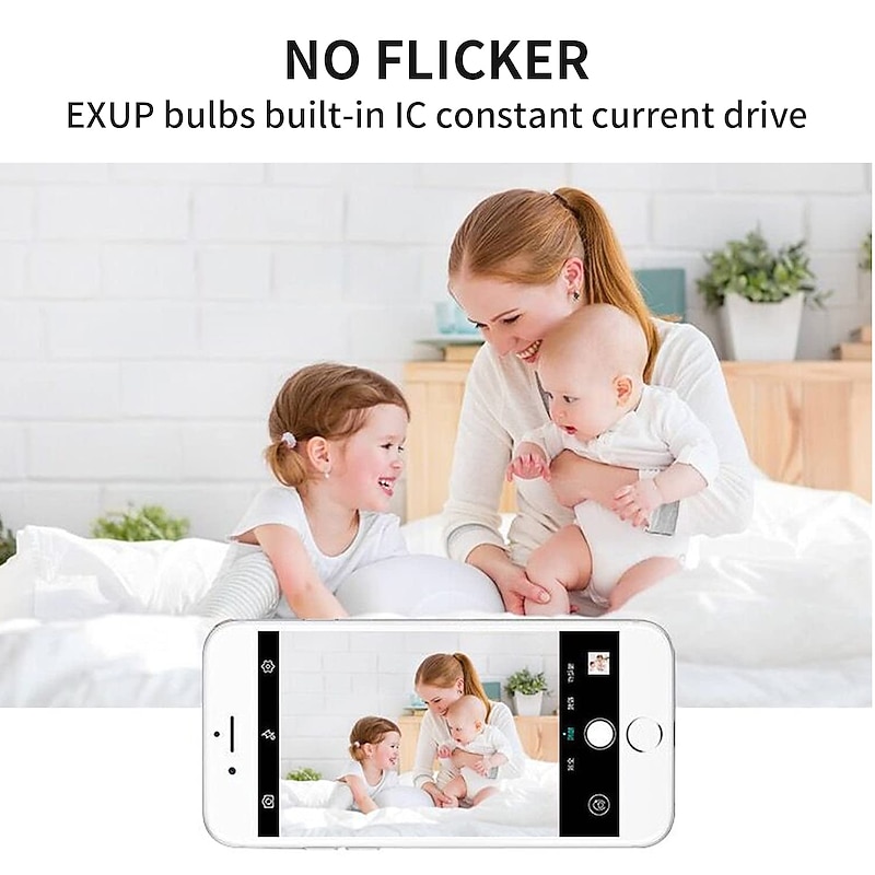 6pcs 6W LED Light Globe Bulbs Ceiling Fan Light Bulbs 550lm E14 G45 20LED  SMD 2835 60W Halogen Equivalent Warm Cold White 220-240V4