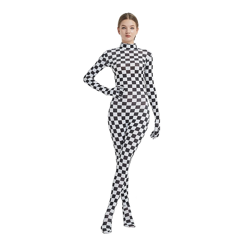 Zentai Suits Cosplay Costume Bodysuit Carnival Costume Full Body Suit Women's All Boys Cosplay Sexy Costume Plaid Checkered Camouflage Animal Fur Pattern Lycra Spandex Costume for Halloween Carnival4