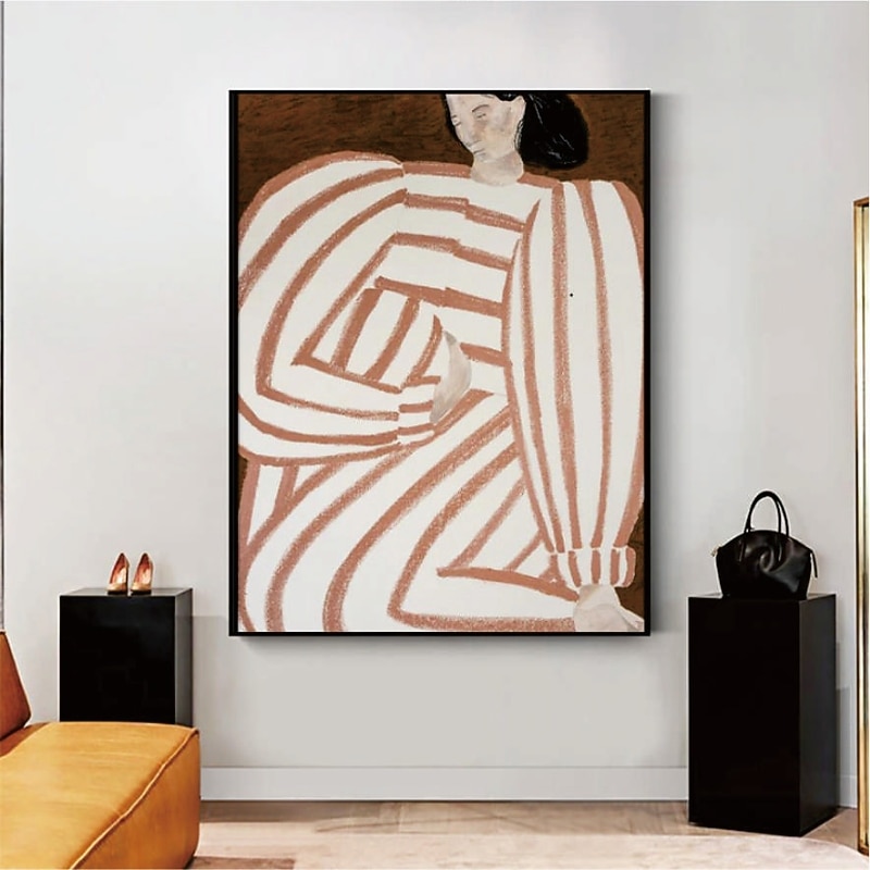 Handmade Hand Painted Oil Painting Wall Art Modern Abstract Women Decoration Home Decoration Decor Canvas Paintingfor Living Room4