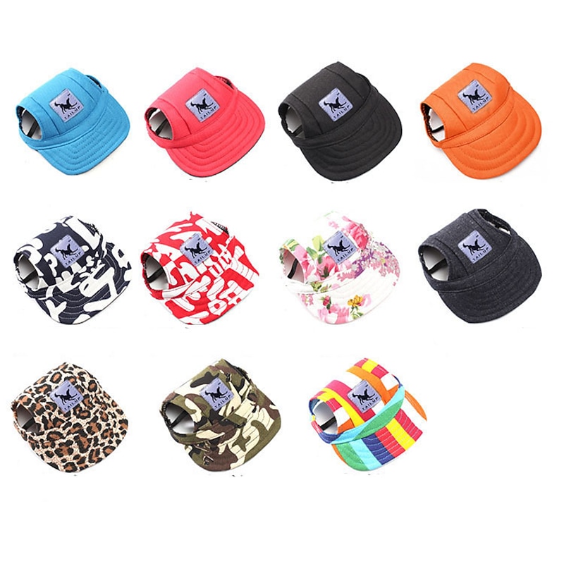 Dog Cat Pets Hats, Caps & Bandanas Bandanas & Hats Sport Hat Visor Cap Puppy Clothes Fashion Sports & Outdoors Dog Clothing for Husky Labrador Alaskan Malamute Golden Retriever Dalmatian 6