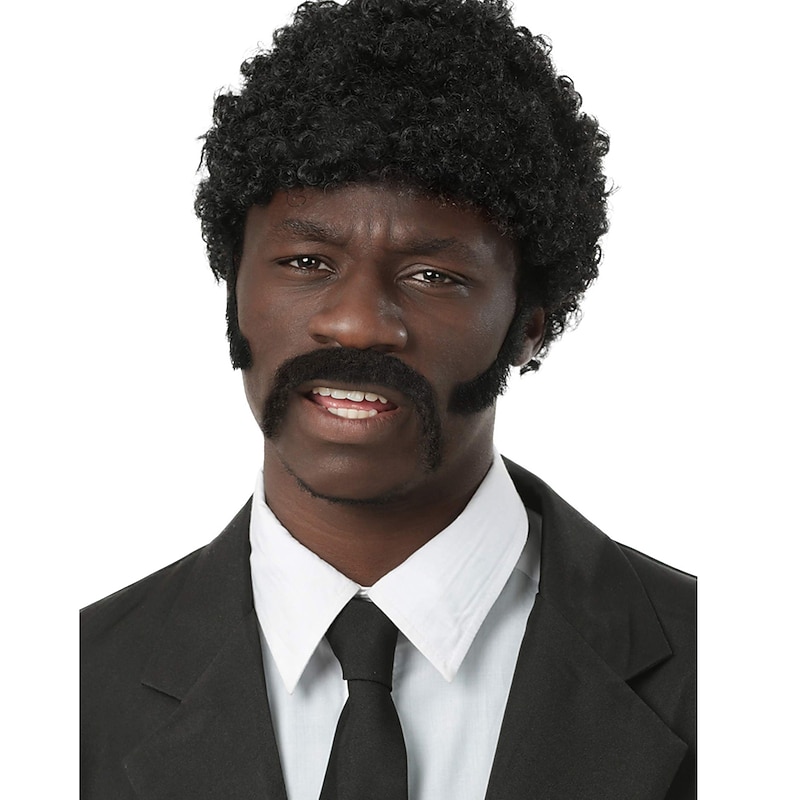 Fun s Pulp Fiction Adult Jules Winnfield Wig Halloween Wigs