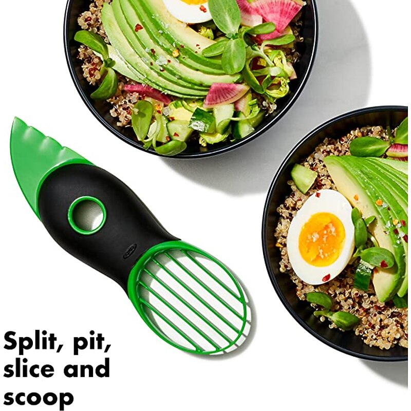 Three-In-One Avocado Knife Multi-Purpose Avocado Slicer2