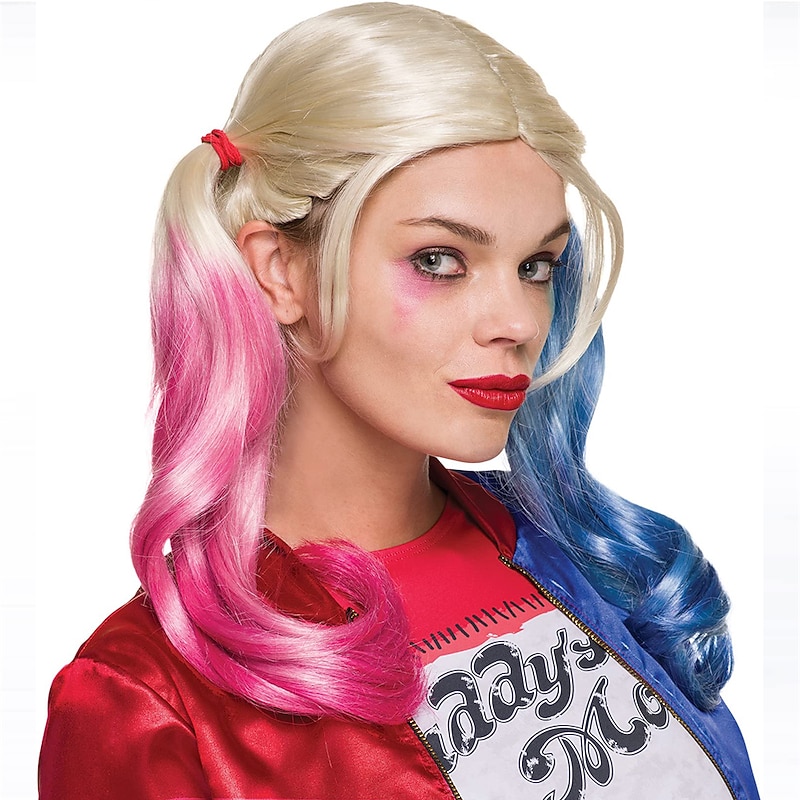 Rubie's  Co. Women's Suicide Squad Harley Quinn Value Wigs Halloween Wigs