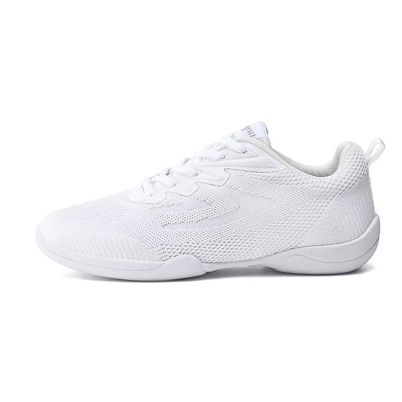 Women's White Dance Sneakers – Lightweight Breathable Performance Shoes for Jazz, Hip-Hop, Cheer, and Fitness2
