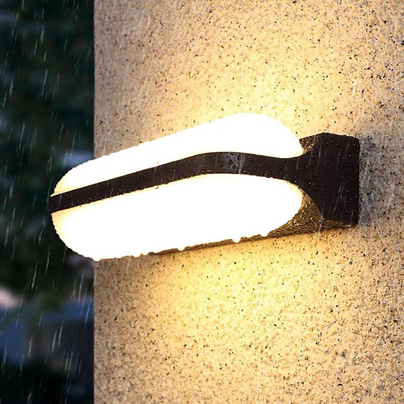 Outdoor Modern Outdoor Wall Lights Outdoor Metal Wall Light 220-240V 20 W4