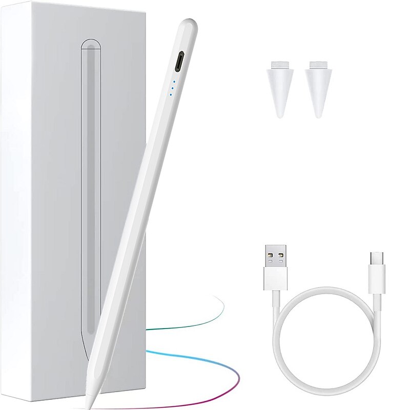Stylus for Apple iPad Pro/Air Fully Charges this Stylus for iPad in 15 Minutes Designed for Apple Pencil with Tilte Sensitivity Palm Repulsion and Magnets