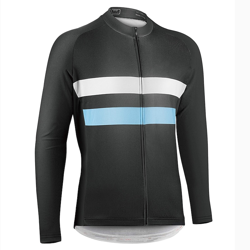 men's thermal long sleeve cycling jersey, bike jersey,jacket with 3 pockets