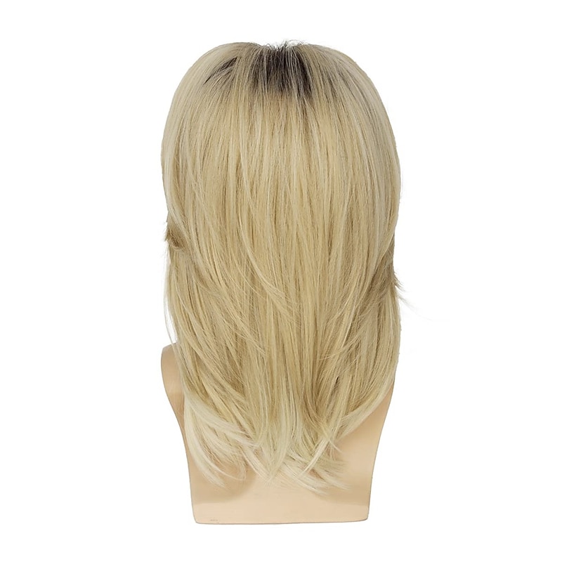 Wigs Baruisi Mens Wig Blonde Long Straight Synthetic Natural Looking Costume Cosplay Hair Wig barbiecore Wigs4