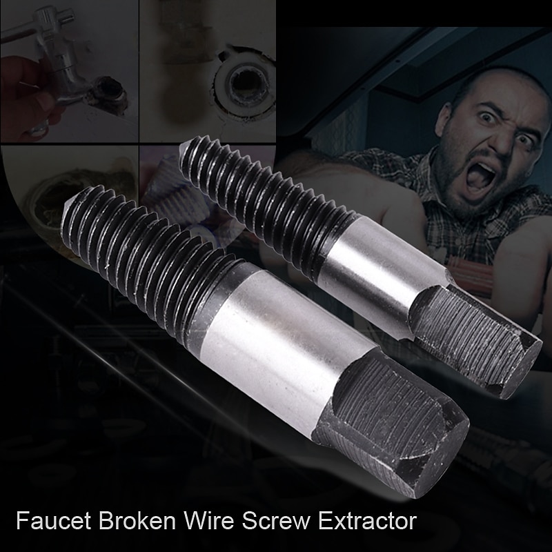 4/6 Points  Double Head Pipe Screw Extractor Broken Screw Bolt Extractor Screw Repair Extractor Damaged Screw Remover Tool2