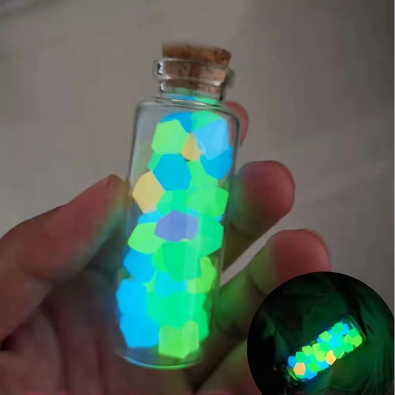 500PCS Garden Decoration Pebbles, Glow in The Dark Luminous Stones, Decorative Pebbles for Outdoor, Fish Tank, and Aquarium Decor3