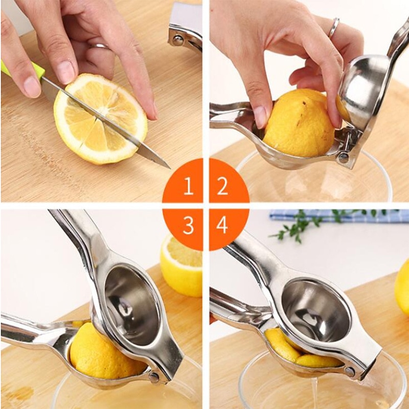 Stainless steel lemon clip fruit manual juicer pomegranate orange extruder small household Juicer3