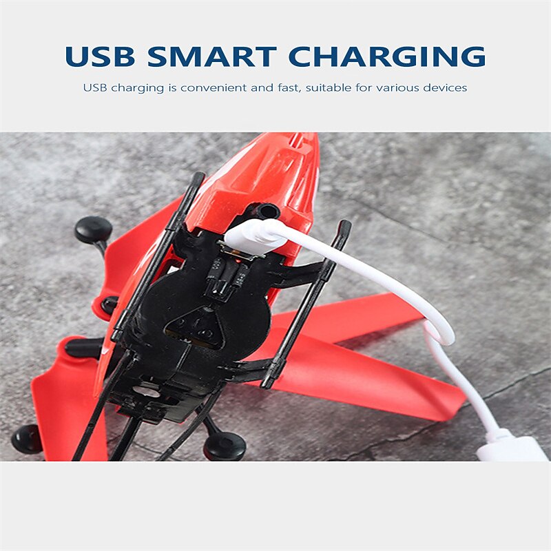 2.4Ghz 2 Channels Alloy Mini RC Helicopter with LED Light for Kids Adult Indoor RC Helicopter Best Gift for Boys Girls4