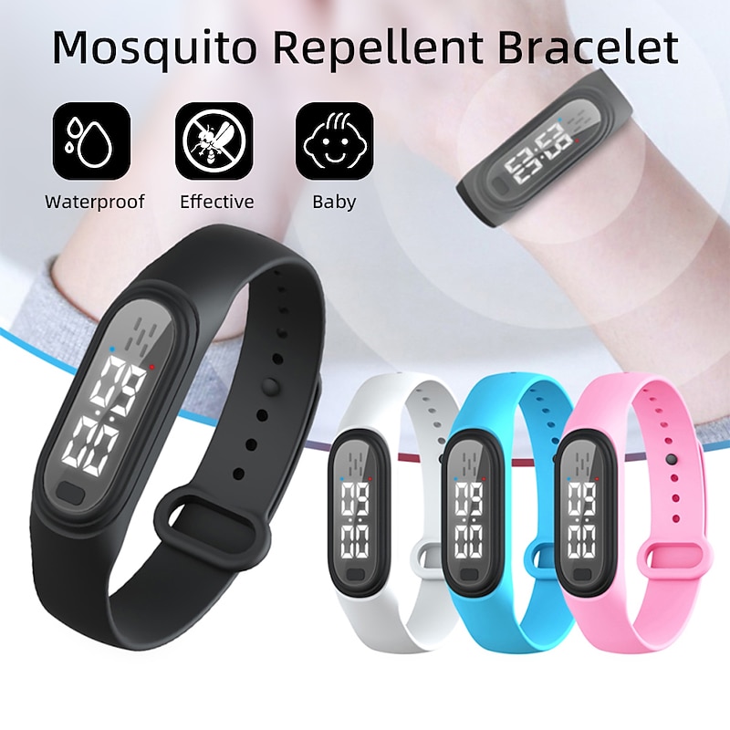 USB Charging Ultrasonic Mosquito Repellent Wristband Wearable Effective Insect Pest Control Watch 2026 - €15.99