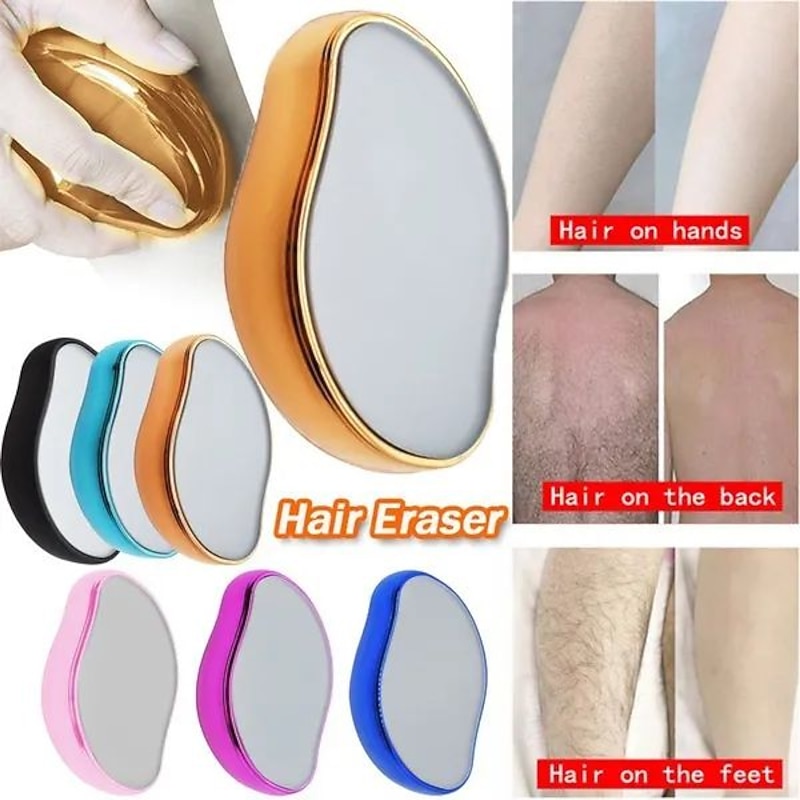 Reusable Crystal Hair Eraser Physical Hair Removal Painless Safe Epilator Reusable Body Beauty Depilation Tool Glass Hair Removal