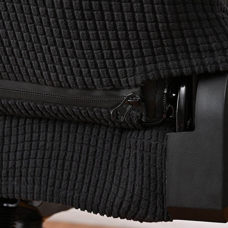 Split Office Chair Cover Gaming Chair Covers Burgundy Stretch Washable Computer Chair Slipcovers for Armchair, Swivel Chair, Gaming Chair,Computer boss Chair3