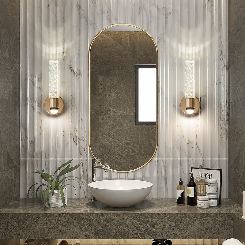 Crystal LED Nordic Style Indoor Wall Lights Living Room Metal Wall Light 220-240V4