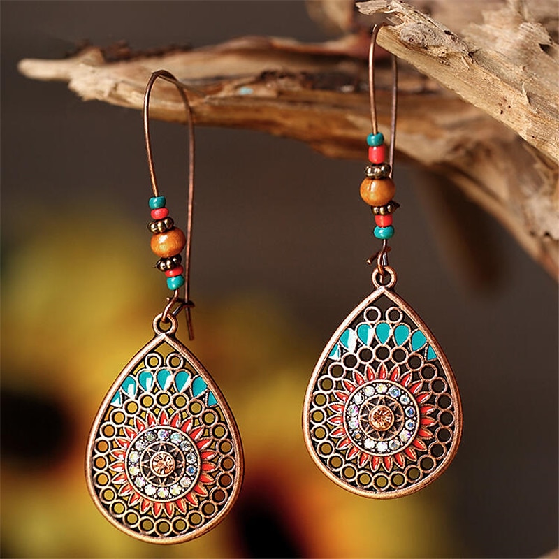 Women's Earrings Vintage Outdoor Flower Earring 2025 - $7.49