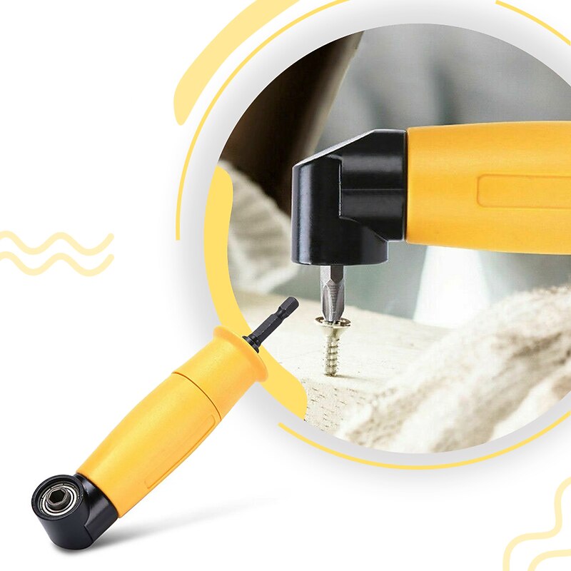 90 Degree Right Angle Corner Adapter Driver Drilling Extension Bits Device Portable Nut Torque Professional Drilling Accessory