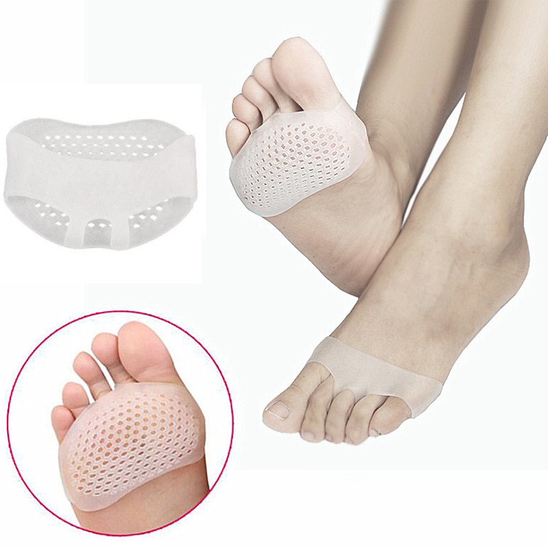 1pair Insoles Forefoot Pads for Women High Heel Shoes Foot Blister Care Toes Insert Pad Silicone Gel Insole Pain Relief2