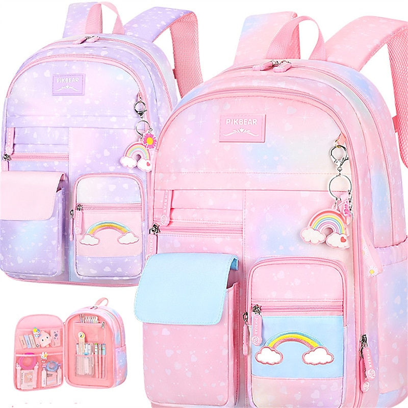 School Backpack Cartoon Backpack for Student Girls Breathable Large Capacity Backpacks Back to School Gift