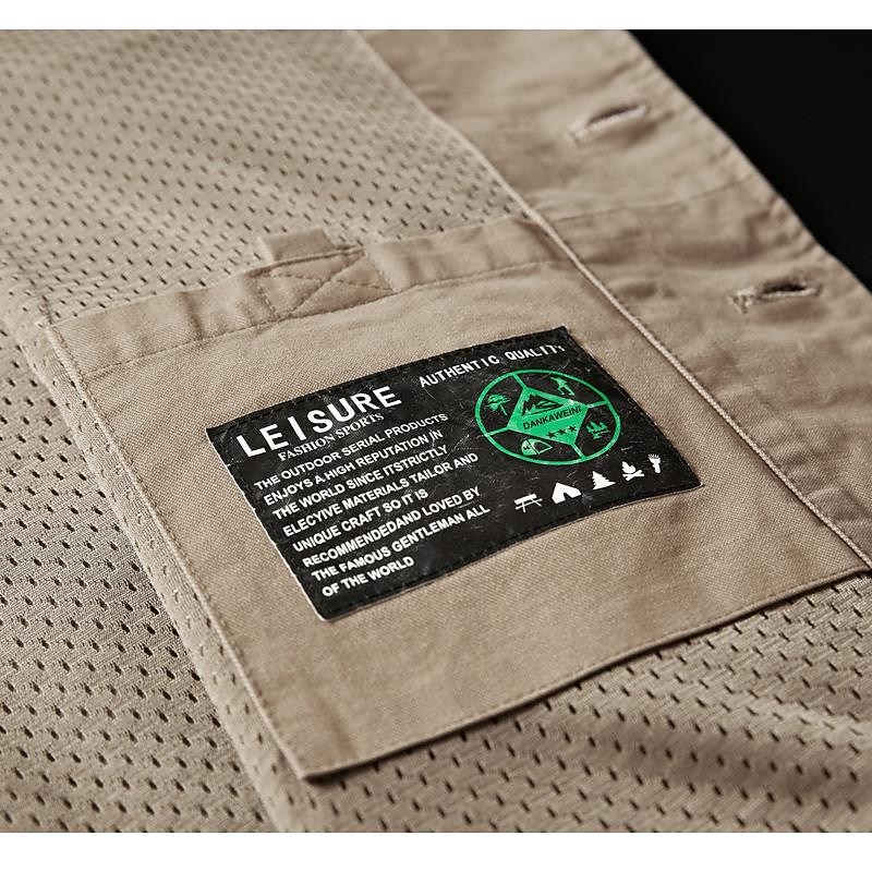 Men's Hiking Vest Top Outdoor Breathable Quick Dry Lightweight Multi Pockets Summer ArmyGreen Black khaki Hunting Camping / Hiking / Caving3