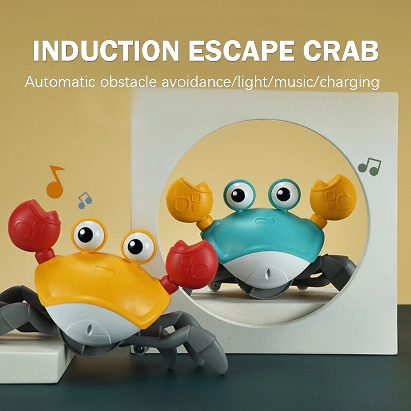 Induction Escape Crab Rechargeable Electric Pet Musical Toys Children'S Toys Birthday Gifts Interactive Toys Learn To Climb Toys3