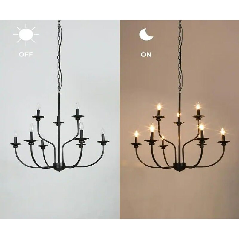 73 cm Single Design Chandelier Metal Mini Painted Finishes Traditional / Classic Country 220-240V3