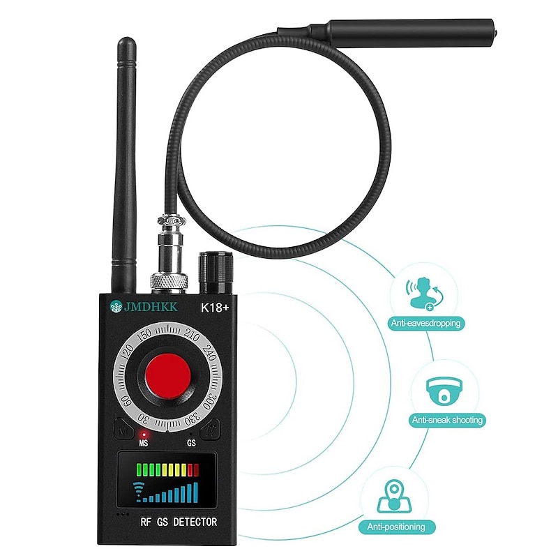 Privacy GPS & Camera Detector – RF Signal Scanner for GPS Tracker, Camera Bug, Hearing Device Detection