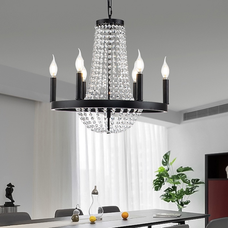 48cm Unique Design Chandelier Metal Painted Finishes Vintage 220-240V3