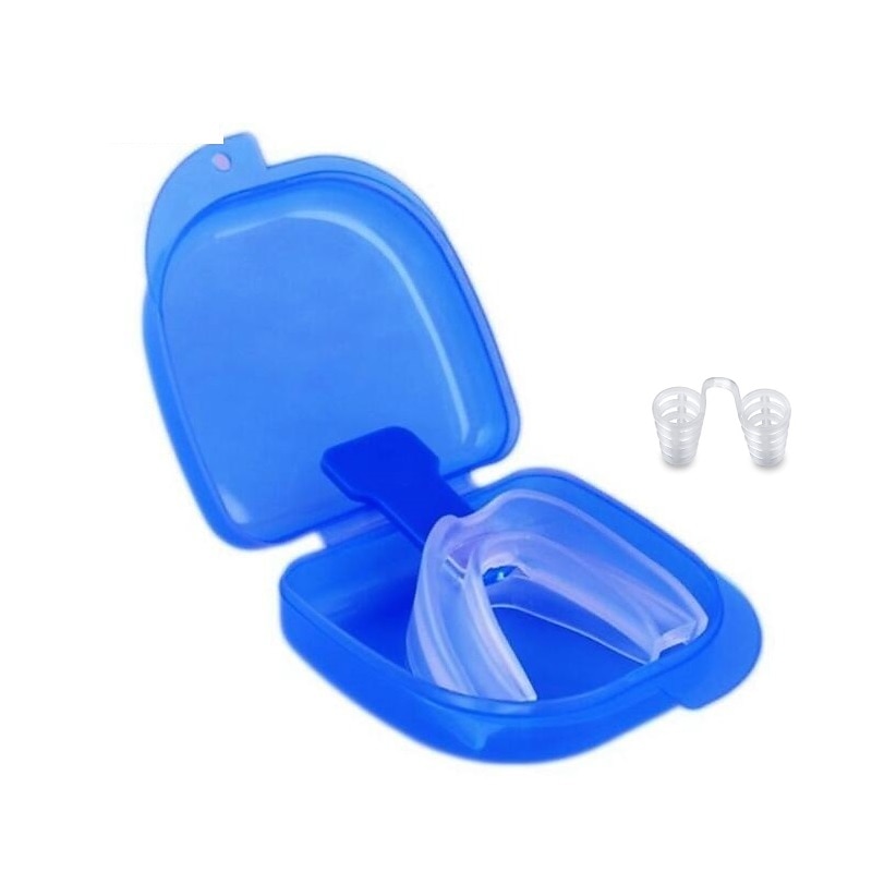 Mouth Guard Stop Teeth Grinding Anti Snoring Bruxism with Case Sleep Aid Eliminates Snoring Health Care Anti Snore Mouthpiece3