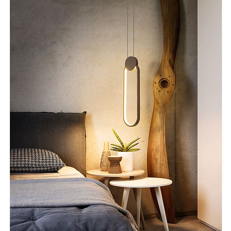 38cm Line Design Geometric Shapes Pendant Light Aluminum Artistic Style Formal Style Vintage Style Artistic Modern 85-265V2