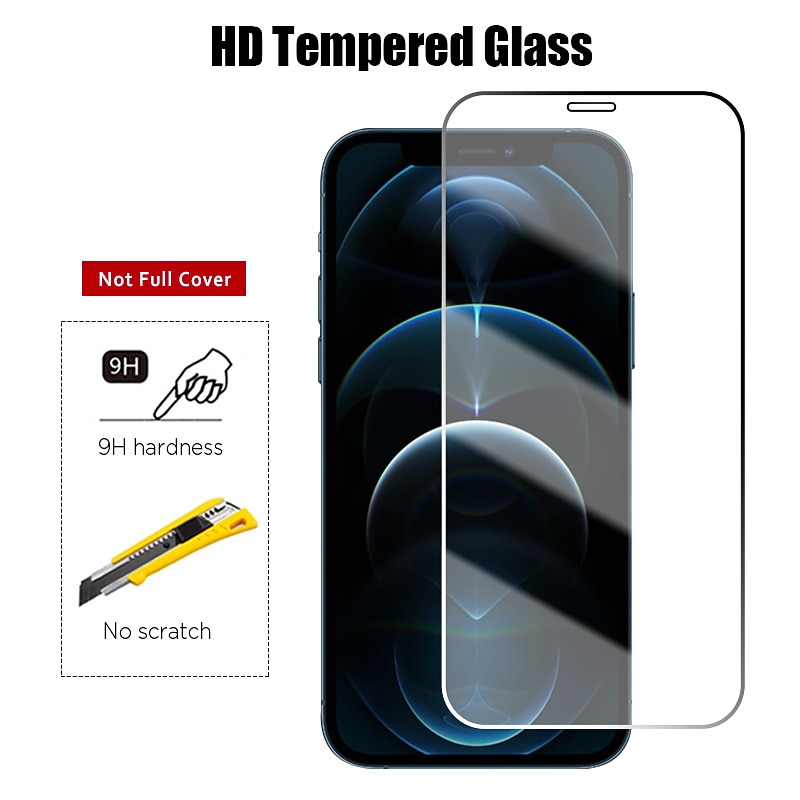 3 Pack Screen Protector For Apple iPhone 16 iPhone 15 Pro Max Plus iPhone 14 13 12 11 Pro Max Mini X XR XS Max 8 7 Plus Tempered Glass 9H Hardness Anti-Fingerprint High Definition Ultra Thin 3D Touch2