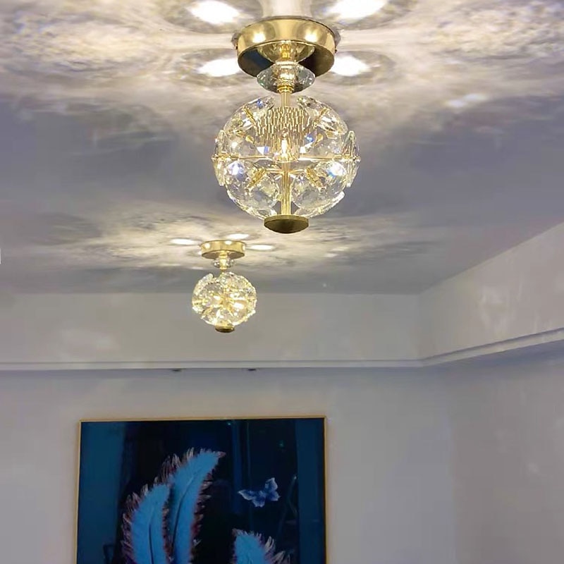 20cm Unique Design Ceiling Lights Metal Electroplated Modern 220-240V3