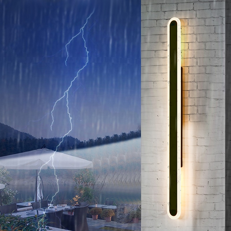 Outdoor Matte LED Modern Outdoor Wall Lights Indoor Wall Lights Dining Room Outdoor Metal Wall Light IP65 220-240V